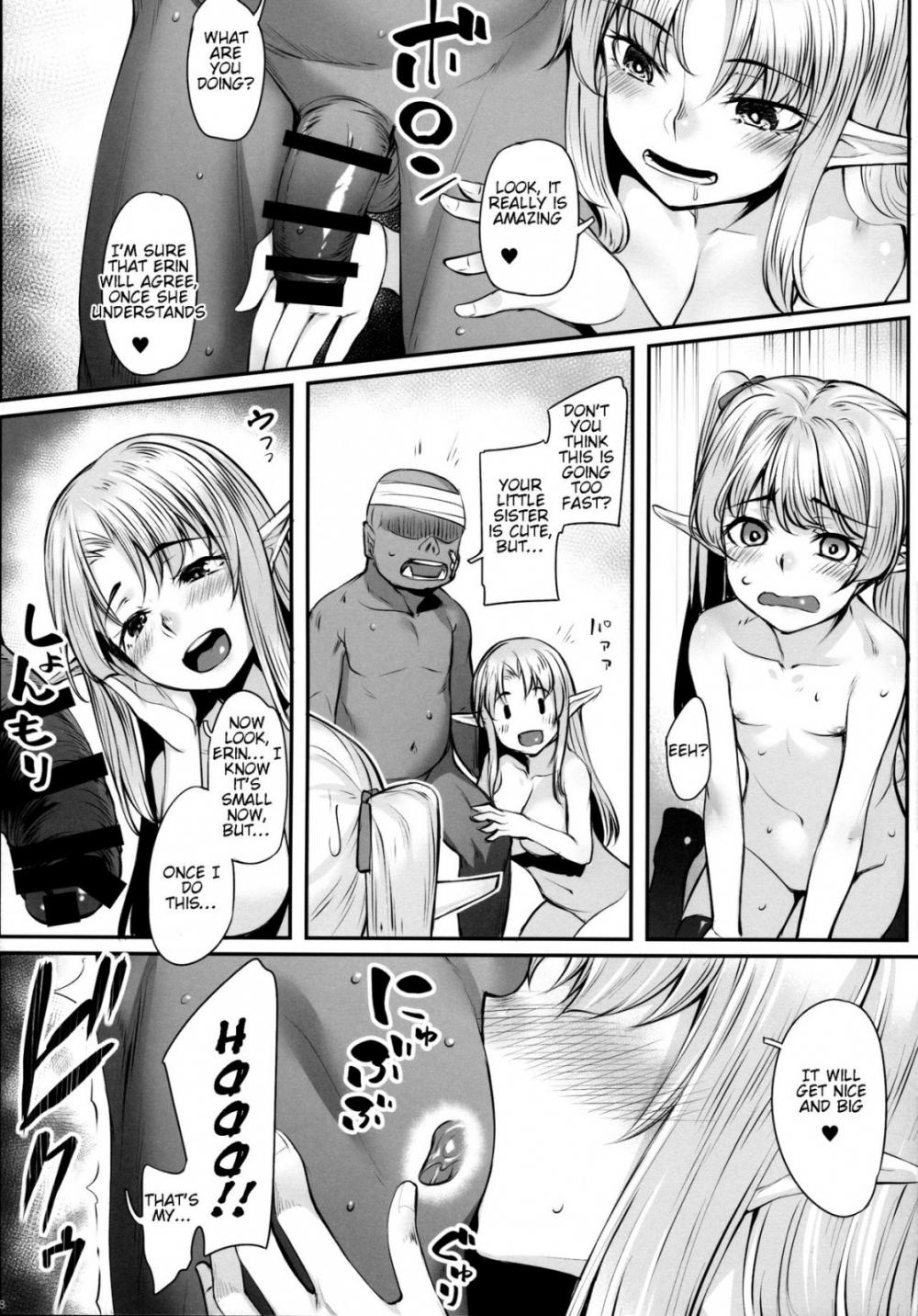 Hentai Manga Comic-Elf Sisters And The Orc-Read-9